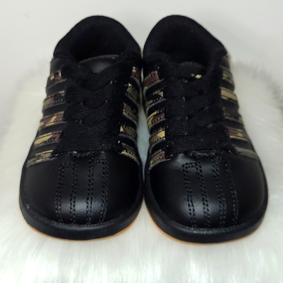 K-Swiss Black and Green Camo Low Top Sneakers US Size 5 Baby Toddler EUC - Picture 5 of 16